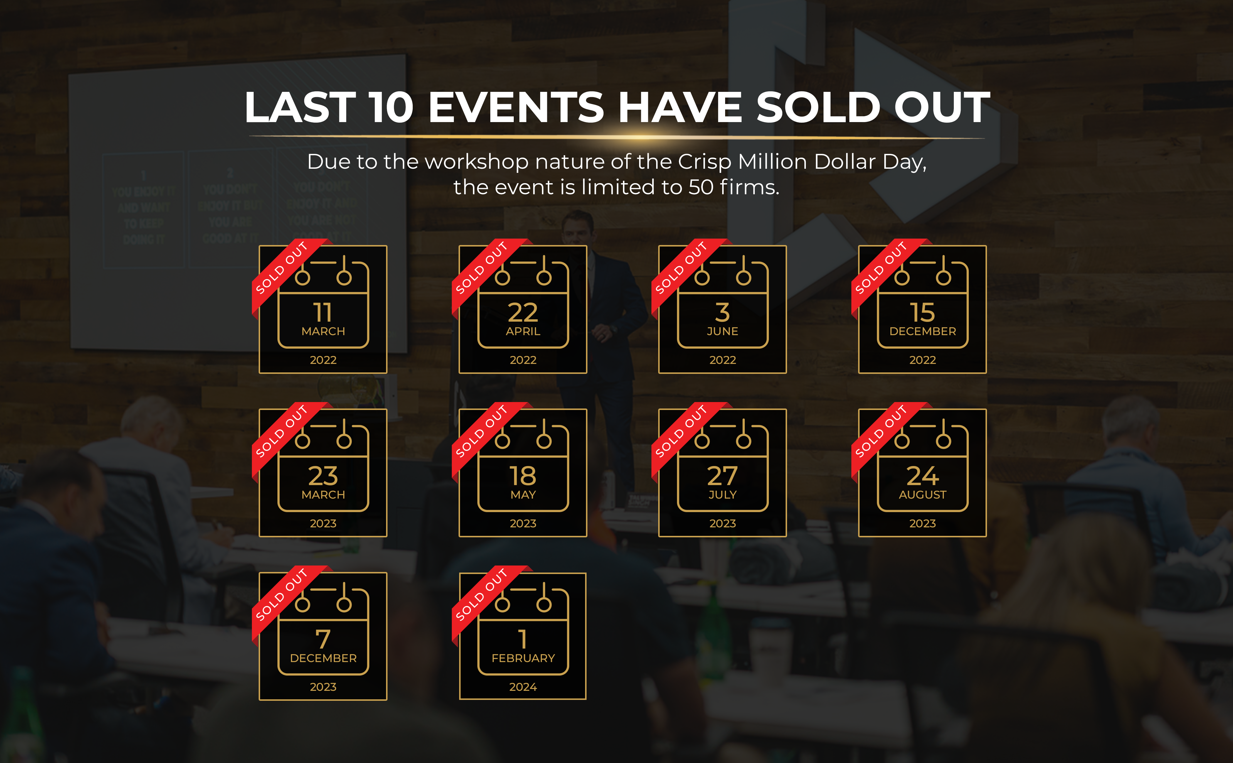 Million Dollar Day - Sold Out Graphic