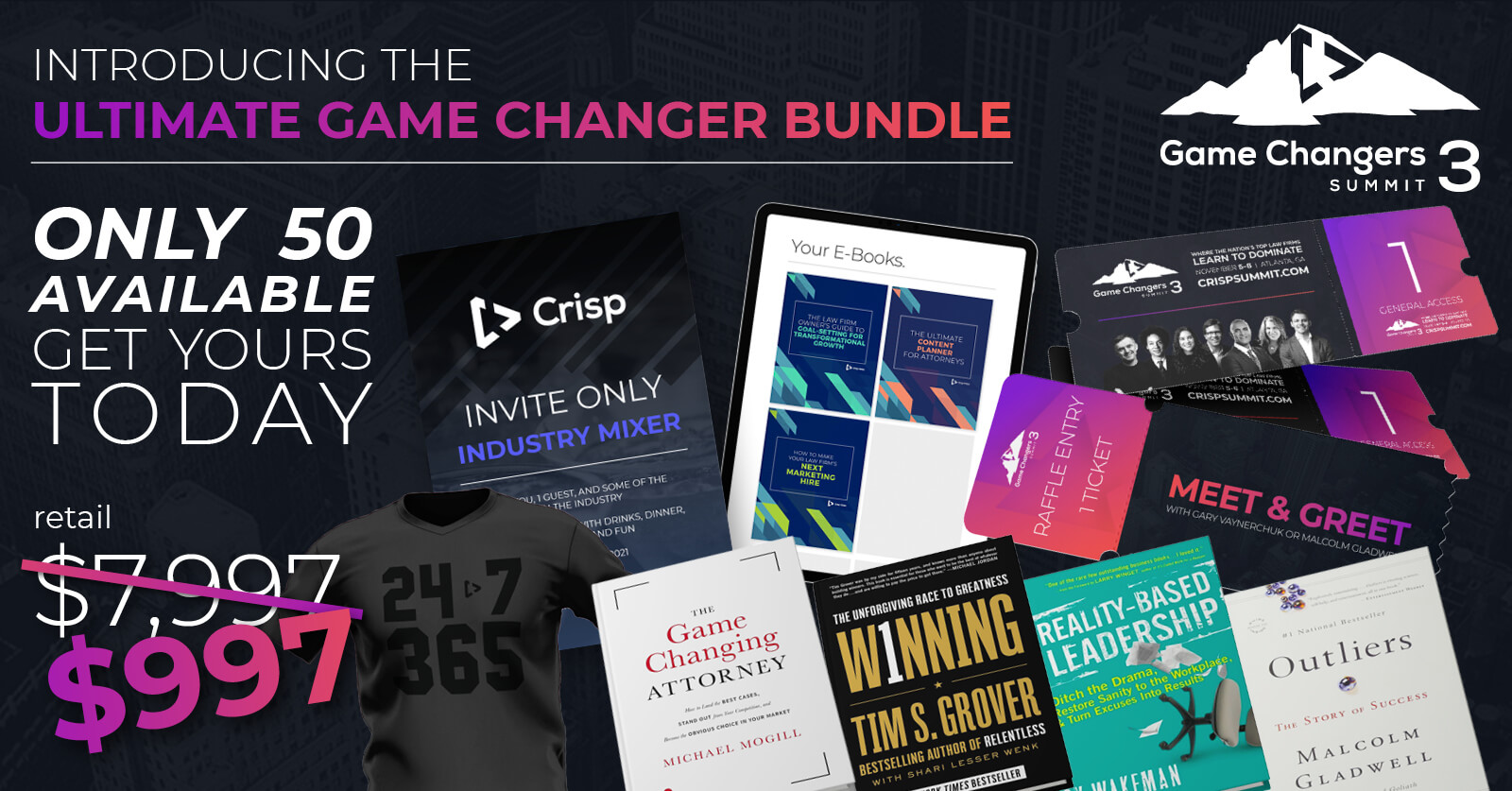 THE ULTIMATE GAME CHANGER BUNDLE — Crisp Game Changers Summit 3